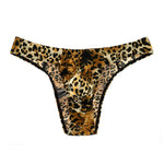 3 Pack Men's Sexy & Bold Animal Print Low-Rise Breathable Briefs