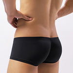 2 Pack Men's Soft U-Pouch Sexy Breathable Solid Color Trunks