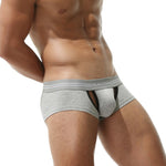 3 Pack Men’s Sexy Cutout Trunks with Lift-up Pouch