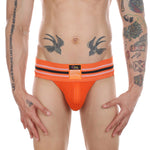 2 Pack Men's Supportive Fit Comfy Waistband Anti-Chafing Stretch Jockstrap