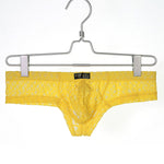 Men's Low-Rise U Convex Pouch Mesh Breathable Thongs