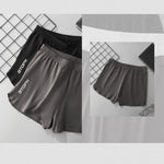 2 Pack Men's Cotton Comfort Loose Fit Breathable Boxers