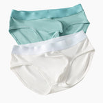 3 Pack Men's Solid Color Large U-Pouch Sporty Cut Odor-Resistant Soft Briefs