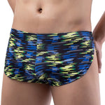 4 Pack Men's Ultra-Thin Moisture-Wicking Bold Prints Low-Rise Trunks