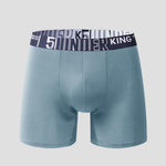 Breathable Sports Boxer Briefs with Open Fly