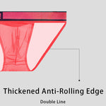 2 Pack Men's Large Pouch Semi-Transparent Sexy Bikini