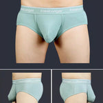 FreeLonger Men's Comfy Separate Support Pouch Briefs