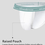 2 Pack Men's U-Pouch Gym Fitness Breathable Cotton Briefs