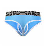 3 Pack Men's Skin-Friendly Separate Pouch Firm Support Thongs
