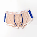 3 Pack Men's Mid-Rise Ice Silk Mesh Trunks