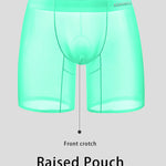 2 Pack Men's Ultra-Thin Breathable Semi-Transparent Pouch Midway Briefs