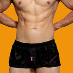 Men's Low-Rise Solid Color Boxer Shorts