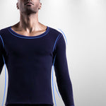 Fleece Lined Men's Thermal Underwear With Support Pouch