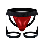 Men's Second-Skin Feel Adjustable Skin-Friendly Chafe-Free Design Shoulder Strap & Jockstrap