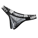 3 Pack Men's Comfy Wide Waistband Breathable Durable Stretch Thongs
