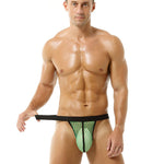 3 Pack Men's Mesh Breathable Supportive Pouch Lightweight Thongs