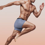 3-pack Men's Sports Antibacterial Graphene Boxer Shorts