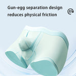 3 Pack Men's Mid-Rise Separation Breathable Elastic Trunks