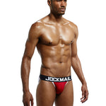 2 Pack Men's Low-Rise Sexy Ice Silk Seamless Comfort Anti-Odor Jockstrap
