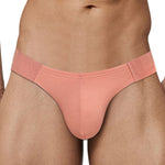 2 Pack Men's Low-Rise High-Cut Ribbed Cotton Bikini