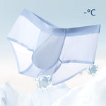 2 Pack Men's Ultra-Thin Breathable Antibacterial Crotch Briefs