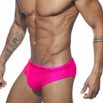 Men's Seamless Comfort Sexy Solid Color Full Coverage Swim Briefs