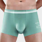Men's Breathable Solid-Colored Antibacterial Seamless Trunks
