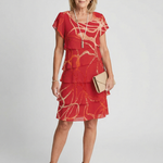 Lillian | Soft Abstract Knee Length Dress
