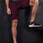 Men's Workout Ready Stretch Fit Tagless & Seamless Sporty Cut Activewear Tops & Tights