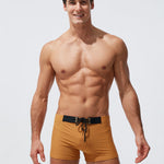 Men's Moisture-Wicking Lining Sporty Cut Stay-Put Fit Swim Shorts & Trunks