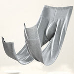 Men's High-rise Cotton Thermal Bottoms With Fly