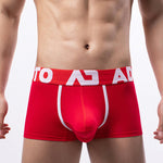 2 Pack Men's Gun and Bullet Separation Large Pouch U-Convex 3D Cut Loose Trunks