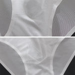 3 Pack Men's Seamless Ice Silk Cool-Touch Briefs