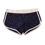 4-pack Men's Starry Sky Pure Cotton Personality Trendy Youth Boxer Briefs