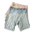 2 Pack Men's Ultra-Soft Mid-Rise High-Stretch Printed Boxers Briefs