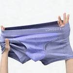 2 Pack Men's Mesh Antibacterial Support Lift & Separate Pouch Trunks