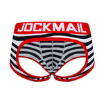 2 Pack Men's Breathable Cotton Skin-Friendly Sexy Low-Rise & Revealing Jockstraps