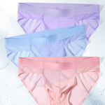 3 Pack Men's Enhancing U-Pouch Seamless Sexy & Breathable Briefs