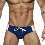 Men's Removable Pad Swim Brief with Drawstring