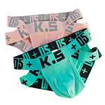 3 Pack Men's Premium Cotton Sporty Sexy Low-Rise & Breathable Bikini