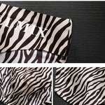 3 Pack ALLMIX Men's 3D Pouch Sexy Leopard Print Ice Silk Briefs