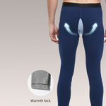 Men's Pure Cotton Open Crotch Breathable Warm Pants