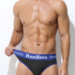 3 Pack Men's Low-Rise Sports Breathable Fitness Hip-Lifting Cotton Briefs