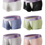 3 Pack Men's Supportive Pouch Lightweight Antibacterial Cooling Trunks