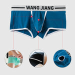 3 Pack Men's Supportive Separated Pouch Quick-Dry Stretch Fit Trunks