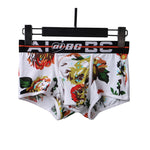 2 Pack Men's Ventilated Gusset Easy-Access Fly Sexy Trunks