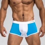 2 Pack Men's Premium Ice Silk U-Pouch Design Soft & Smooth Trunks