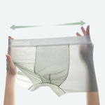 4 Pack Men's Breathable Ice Silk Antibacterial Sports Trunks