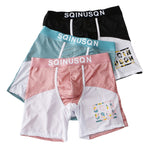 Men's Anti-Chafing Sports Boxer Briefs with Spacious Pouch