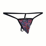 3 Pack Men's Low-Rise Sexy Lightweight & Airy Sporty Cut Anti-Chafing Strings